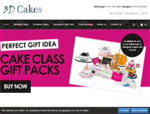 Tablet Screenshot of 3d-cakes.co.uk